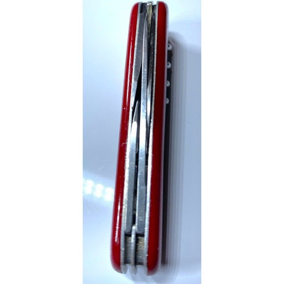 Victorinox Switzerland Stainless Rostfrei Crossbow Officier Suisse Red 6 Tool - Picture 5 of 11